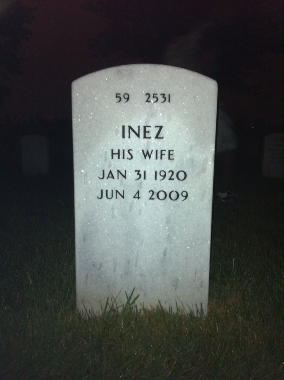 Back of headstone — Robert Bothwell