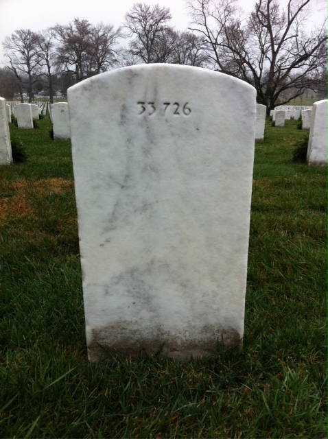 Back of headstone — Randy Lee Taylor