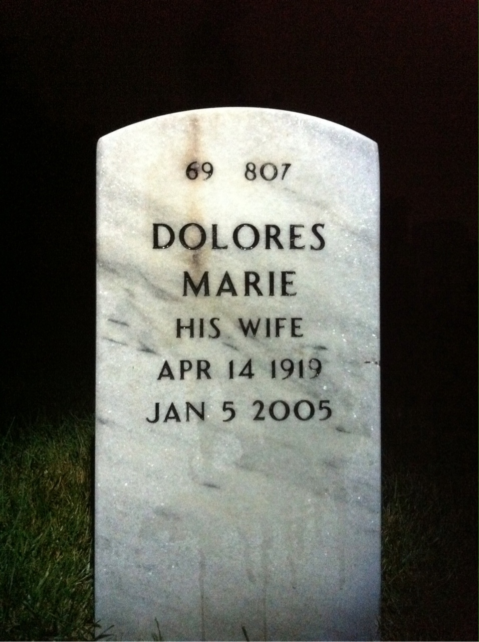 Back of headstone — Robert Haggan