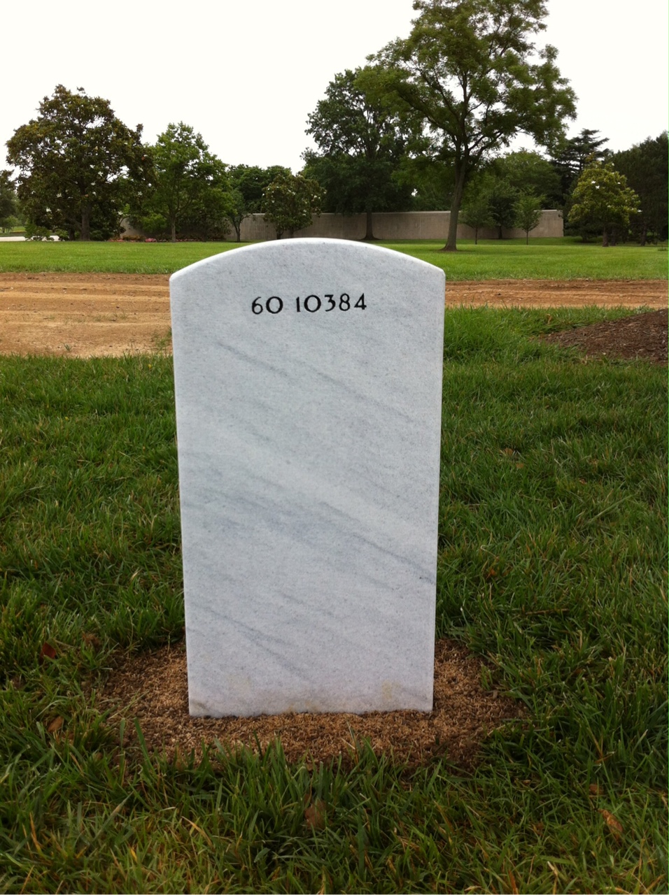 Back of headstone — Stanley Thomas Masters