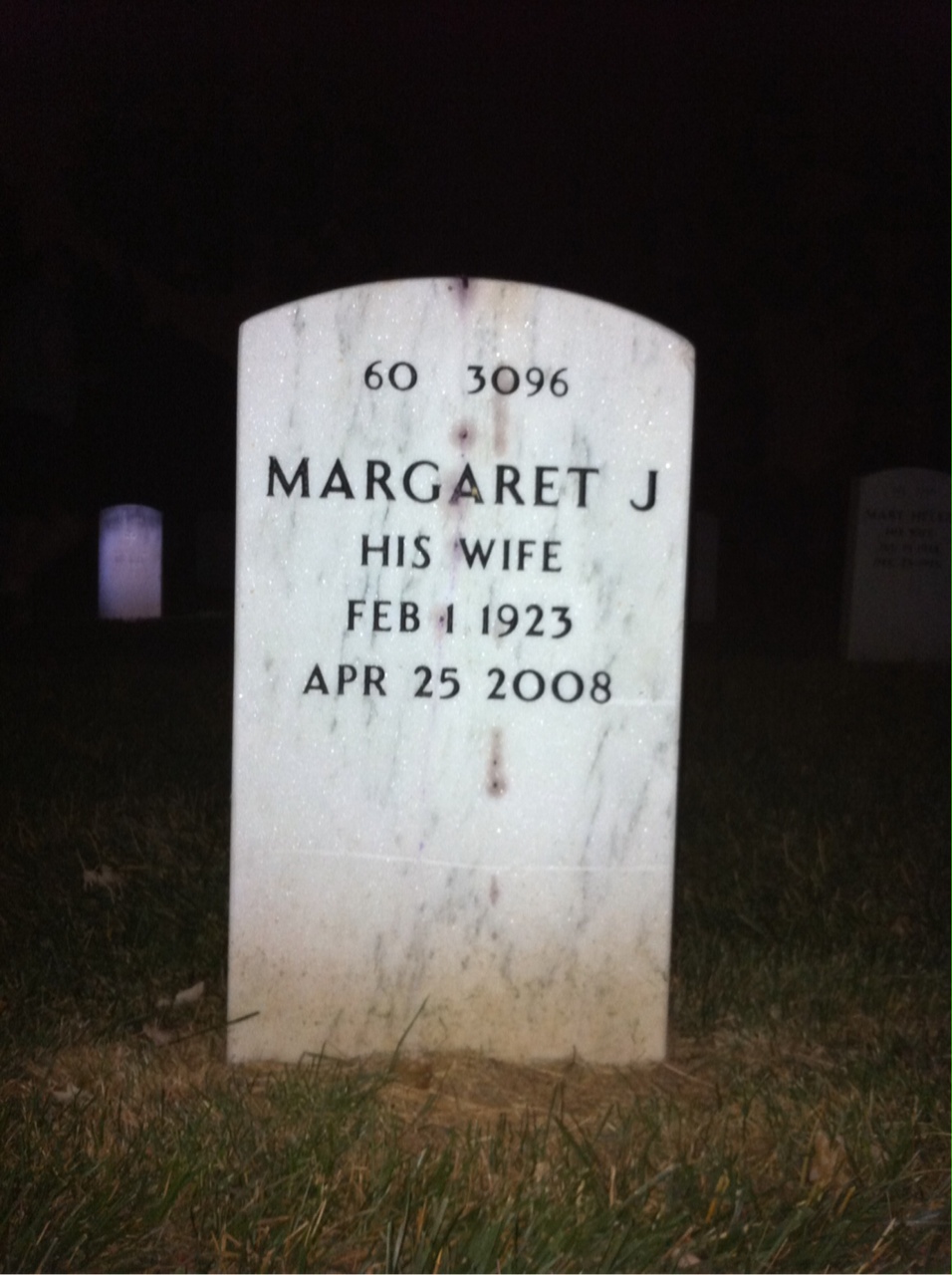 Back of headstone — Walter Torrance