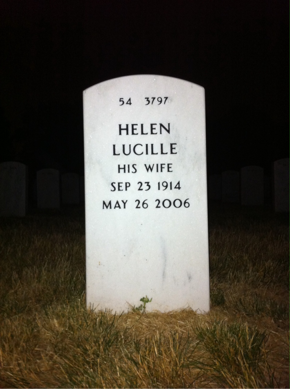 Back of headstone — Wilbur Brothers