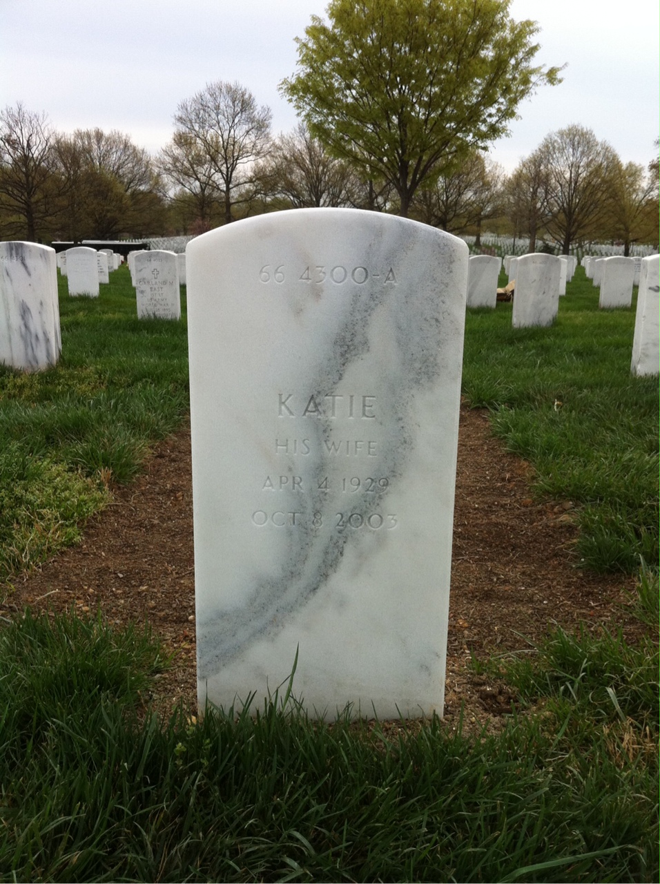 Back of headstone — James Graham