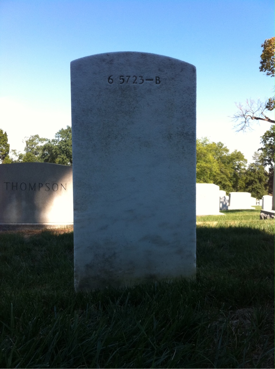 Back of headstone — Michael Mcnamee