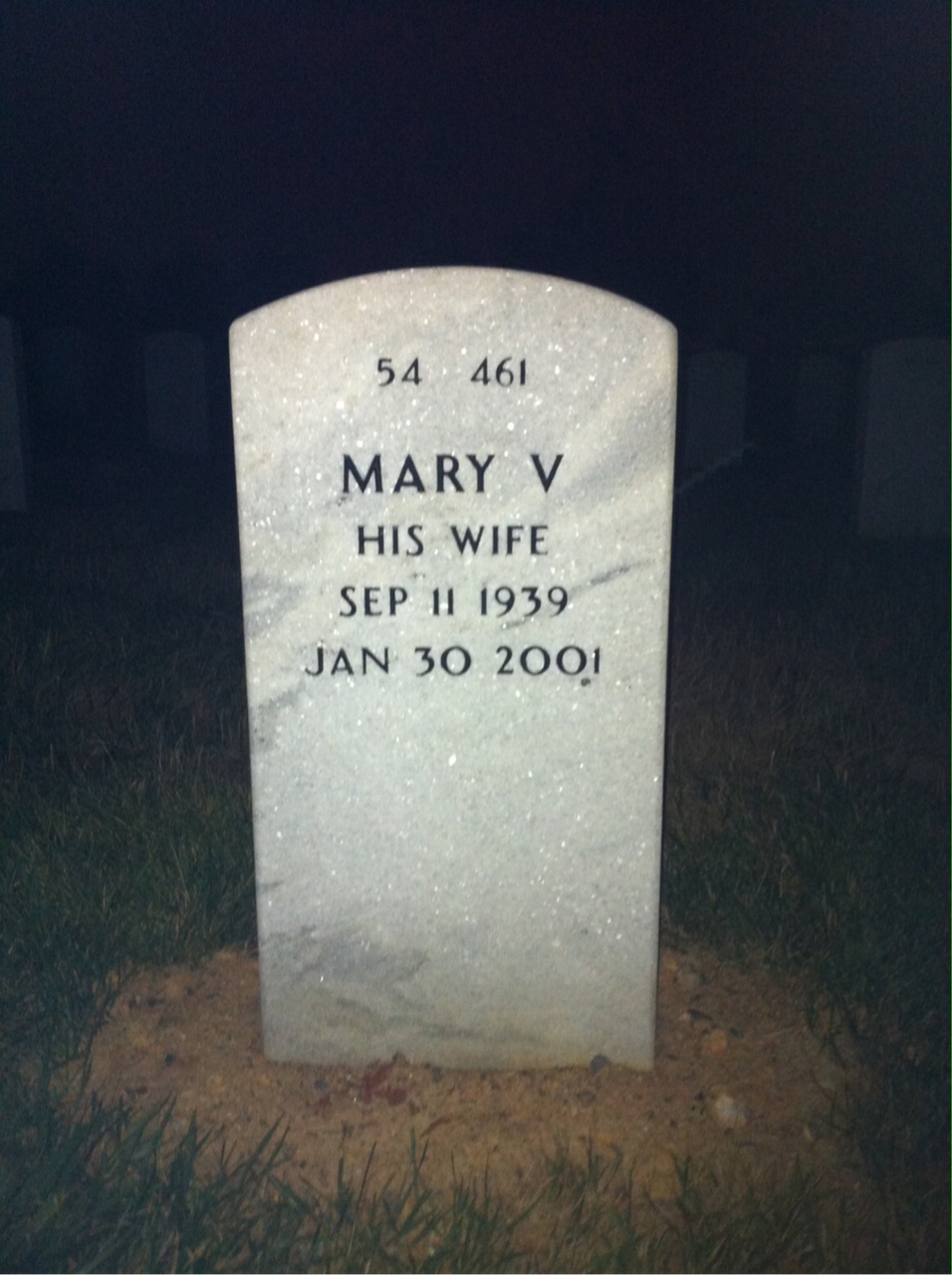 Back of headstone — Richard Connelly