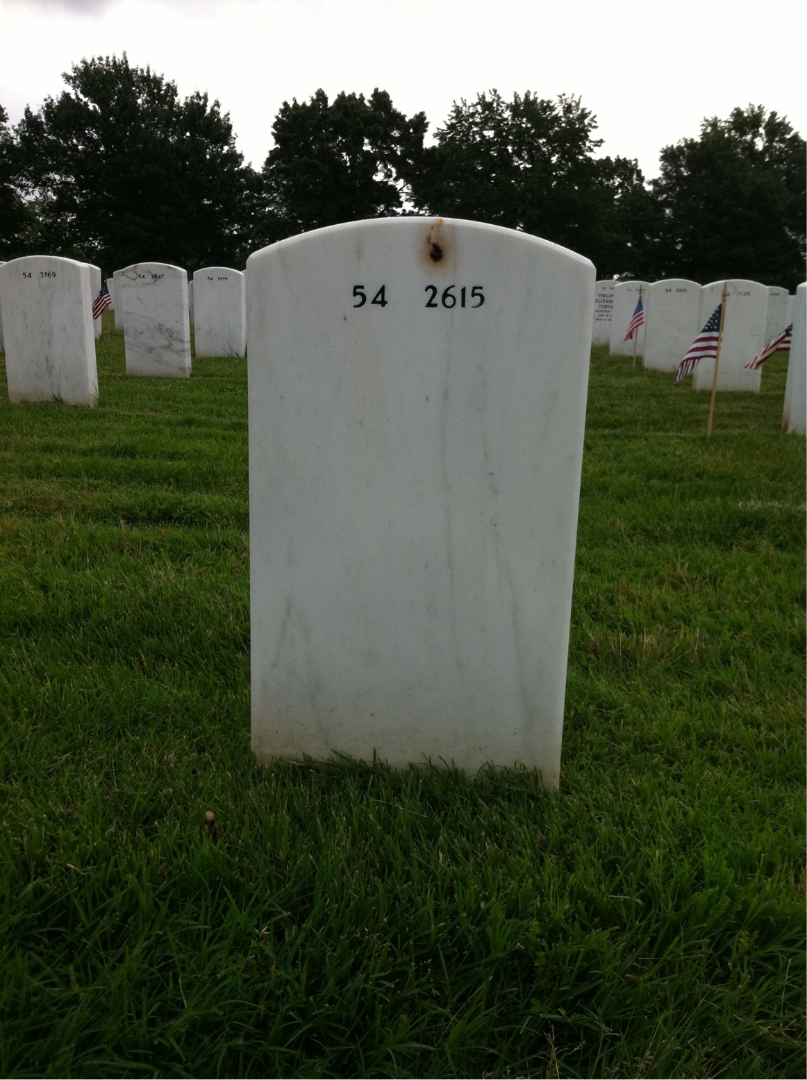 Back of headstone — Edmund Mccarron