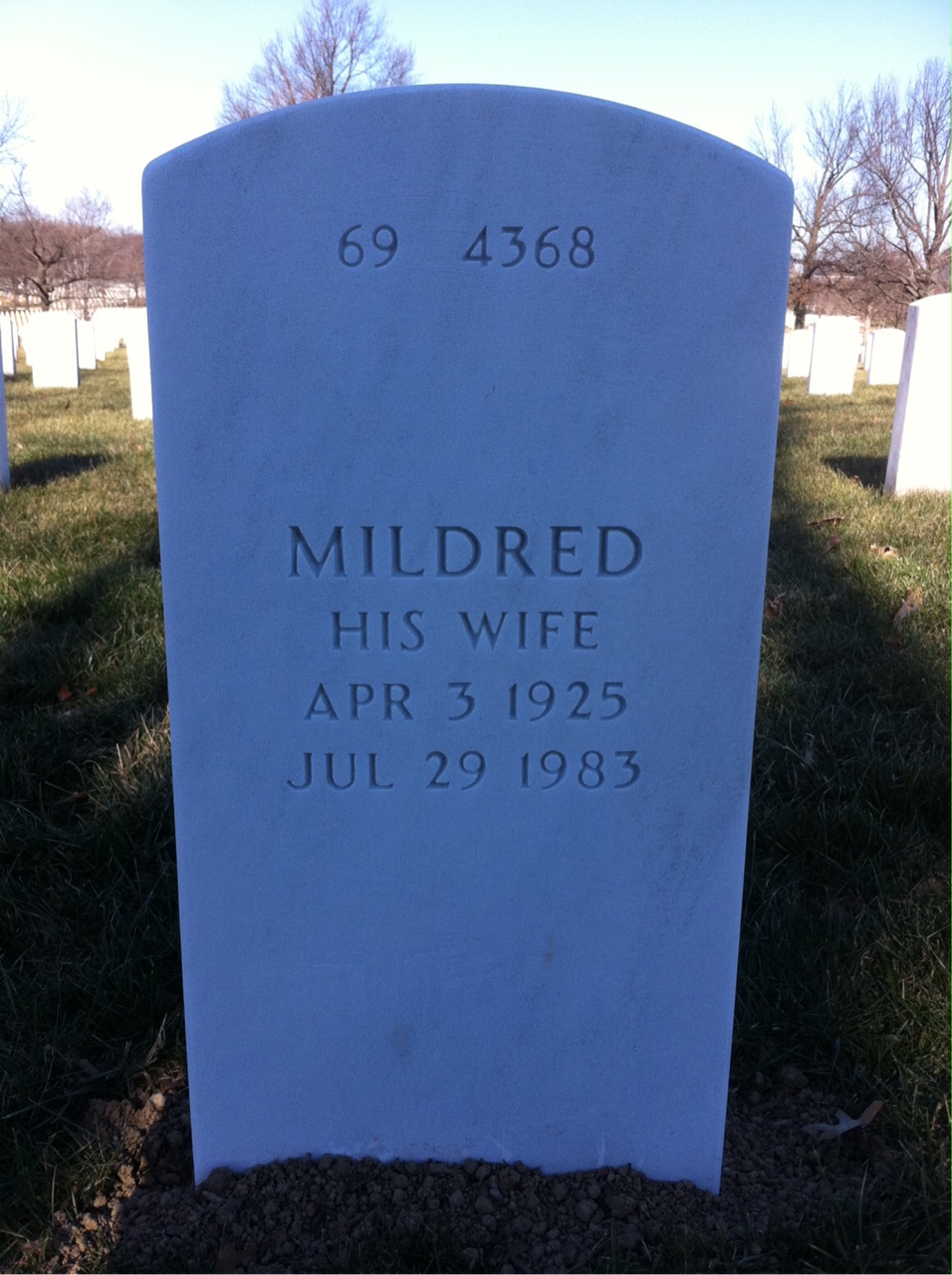Back of headstone — Timothy Murnane