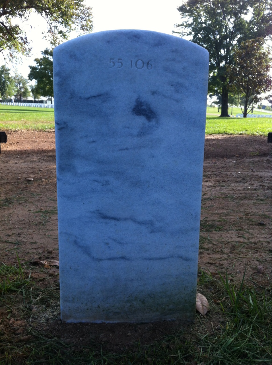 Back of headstone — William Oliphant Rentz