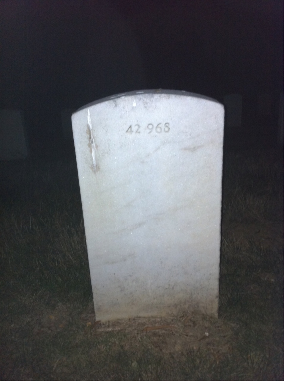 Back of headstone — Ida Bouchette