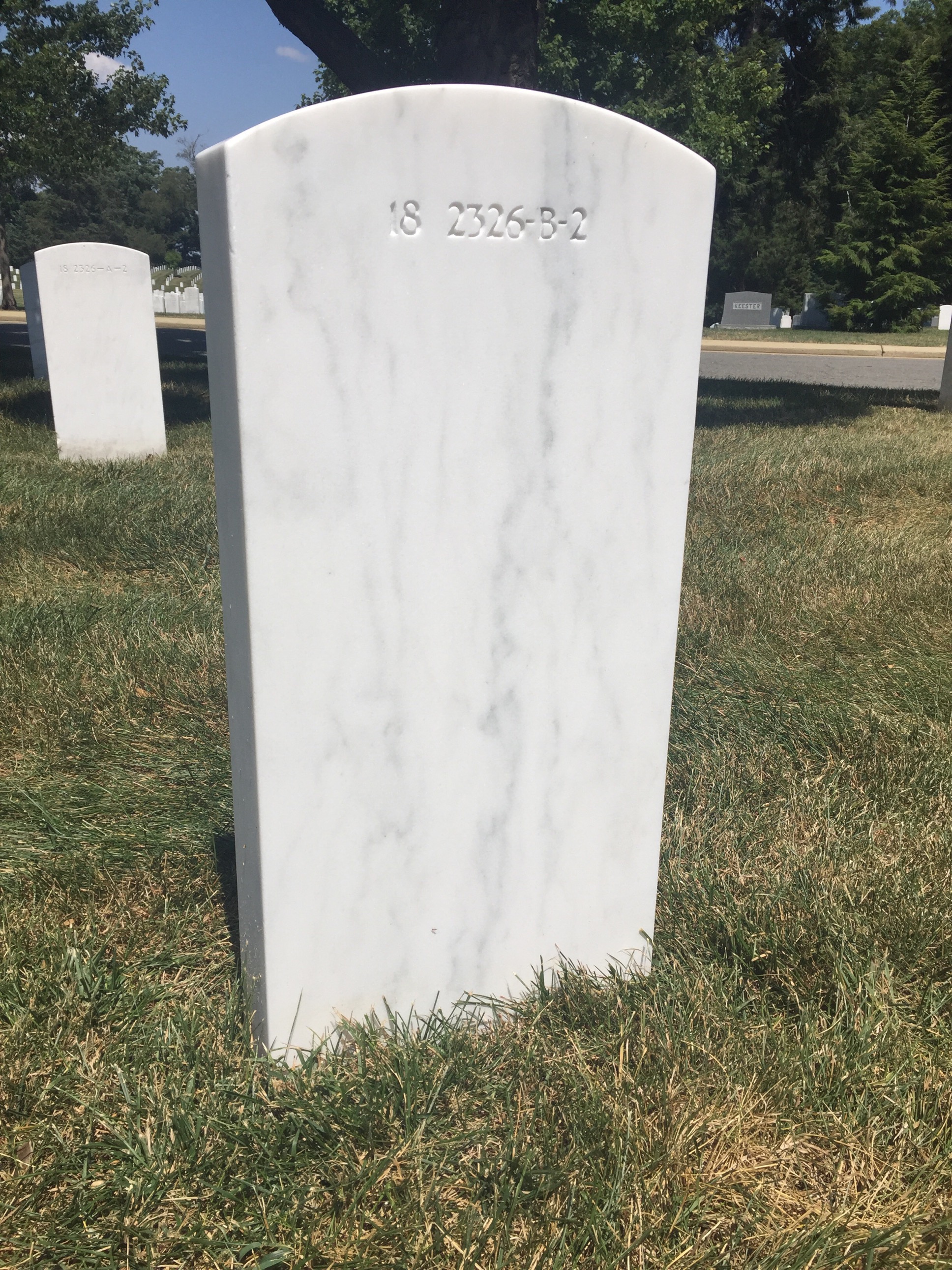 Back of headstone — Gratton Montague