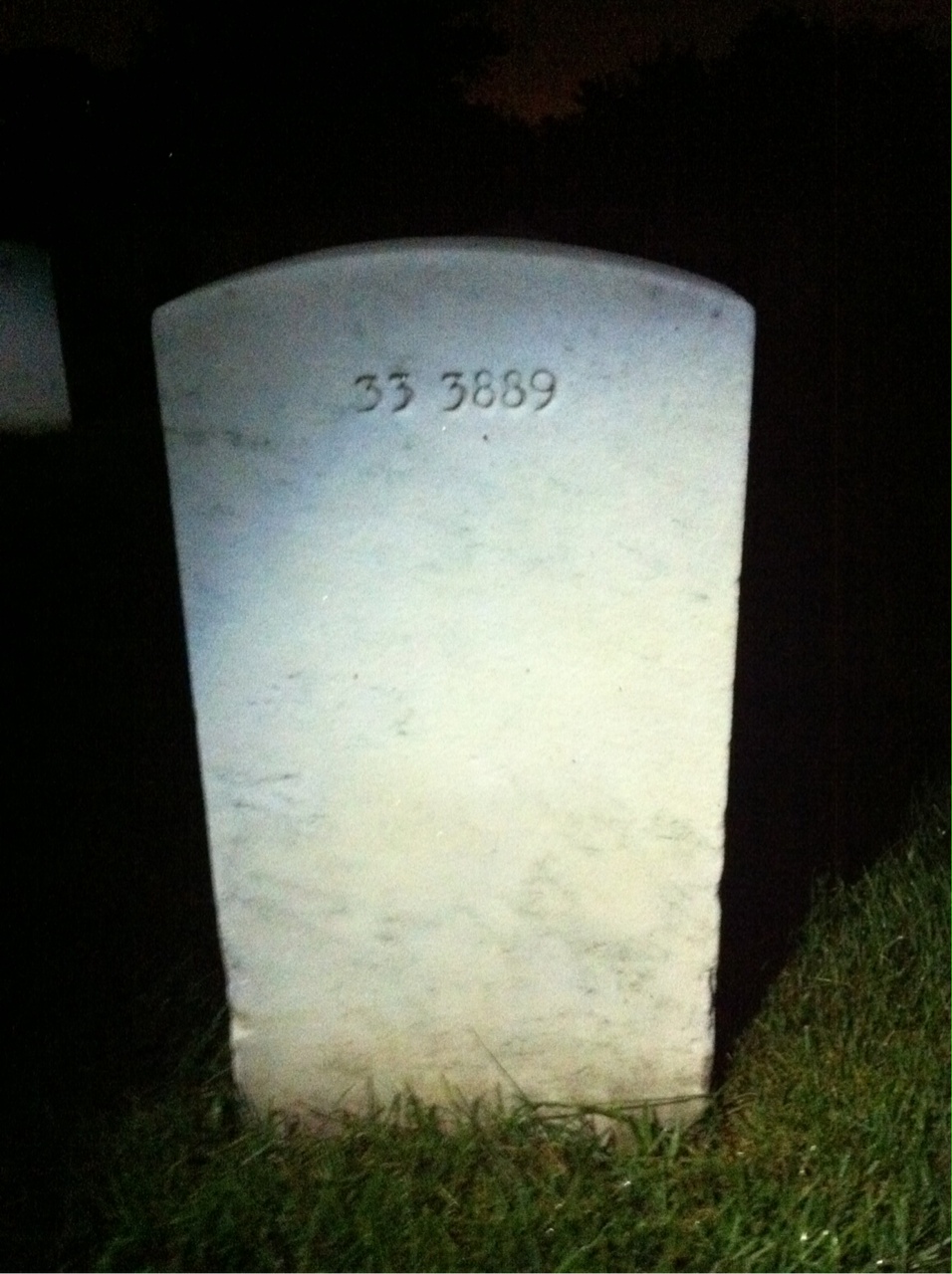 Back of headstone — Stella Mcintosh