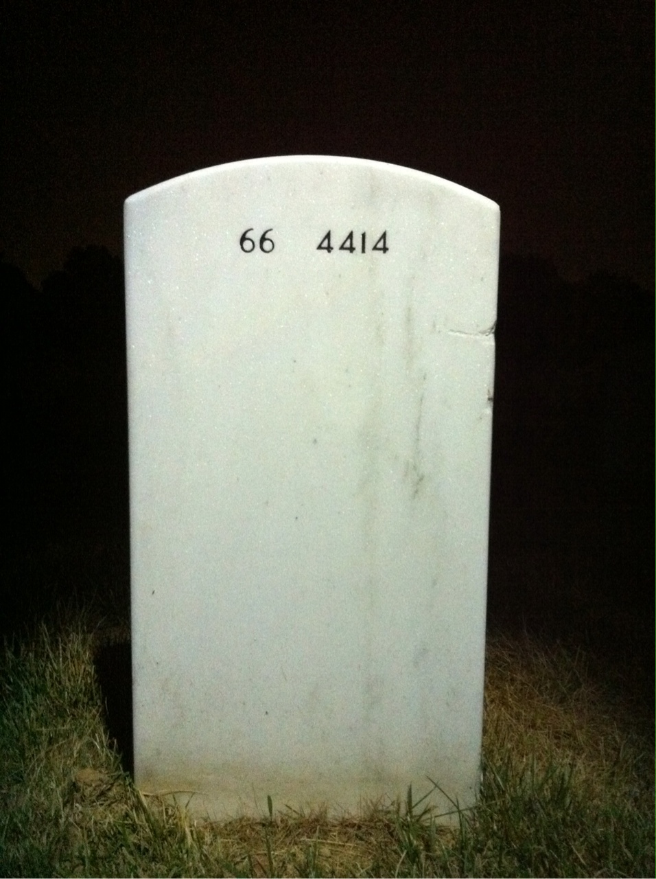 Back of headstone — Joseph Newcomb
