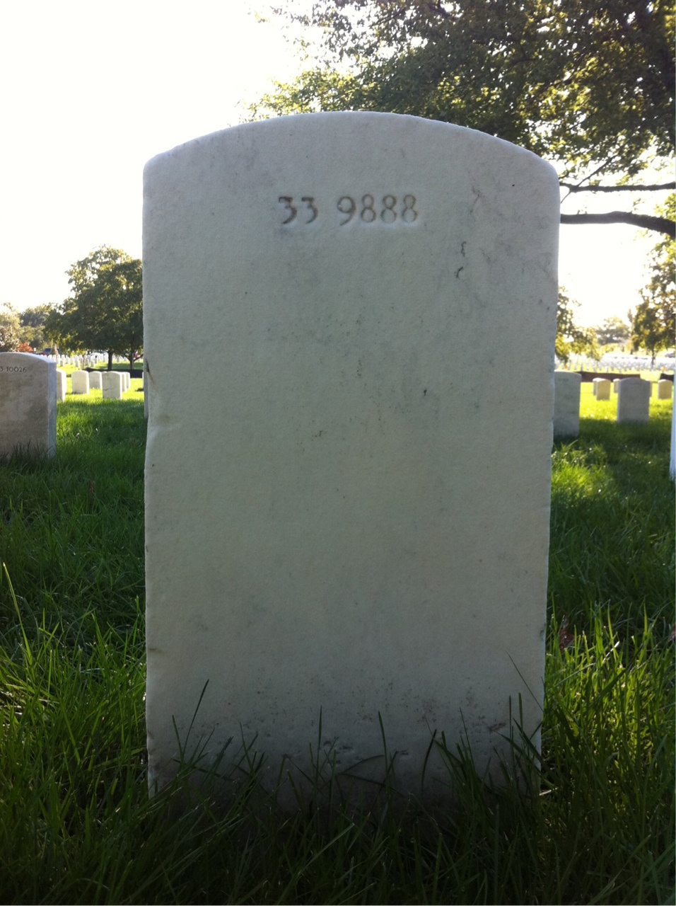 Back of headstone — Elizabeth Berg