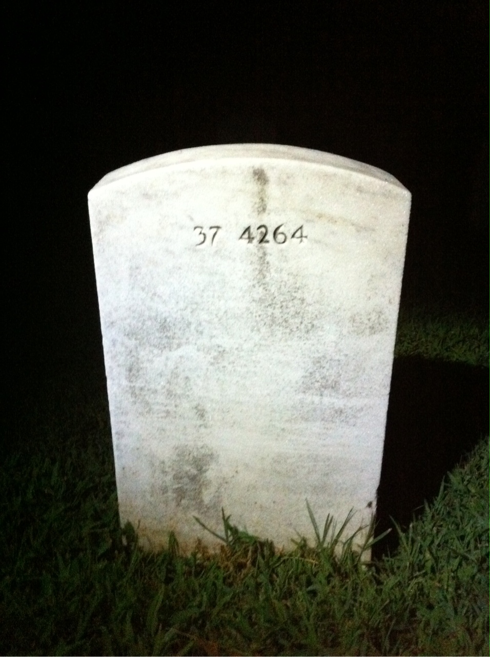Back of headstone — Thelma Mcintosh