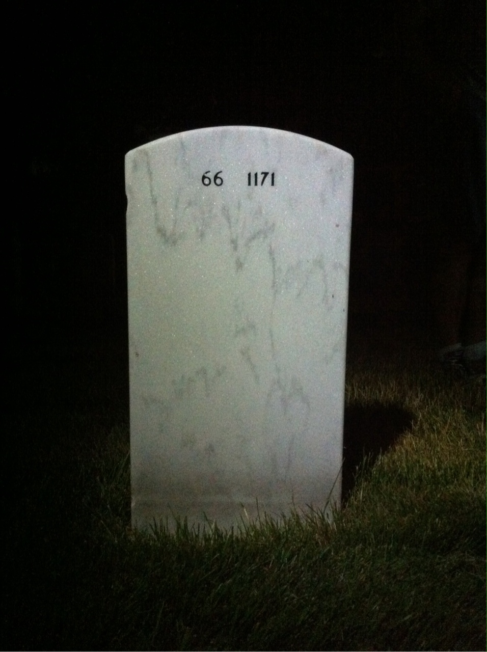 Back of headstone — Edward Lorenz