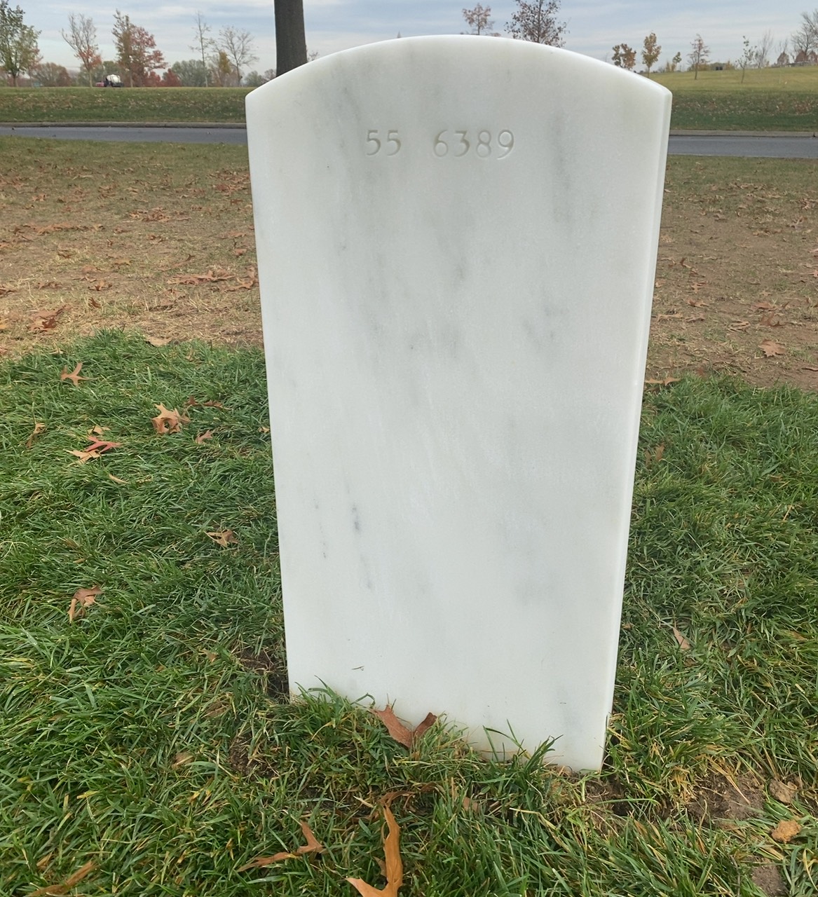 Back of headstone — Joseph Asta