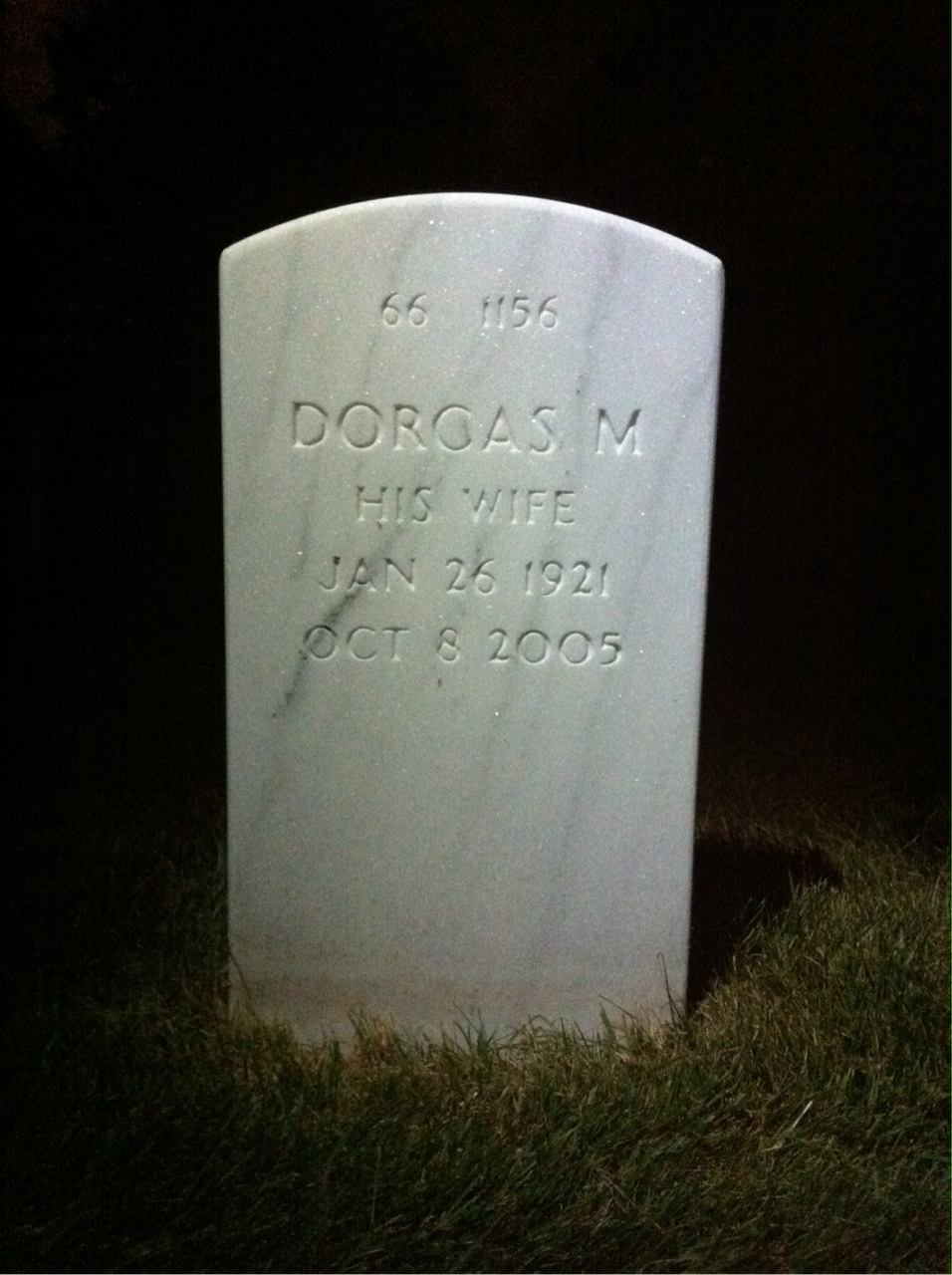 Back of headstone — Kelly Lavalle