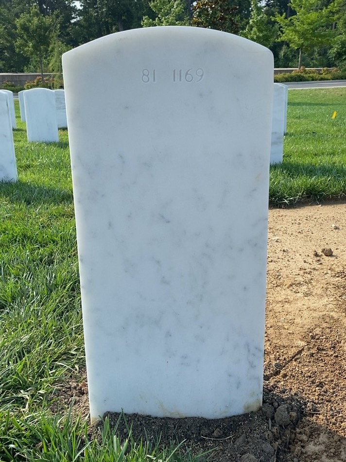 Back of headstone — Joseph Breen