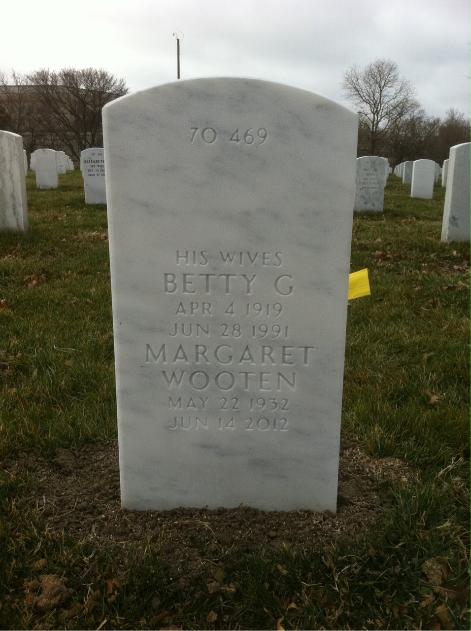Back of headstone — Quinten Pierce