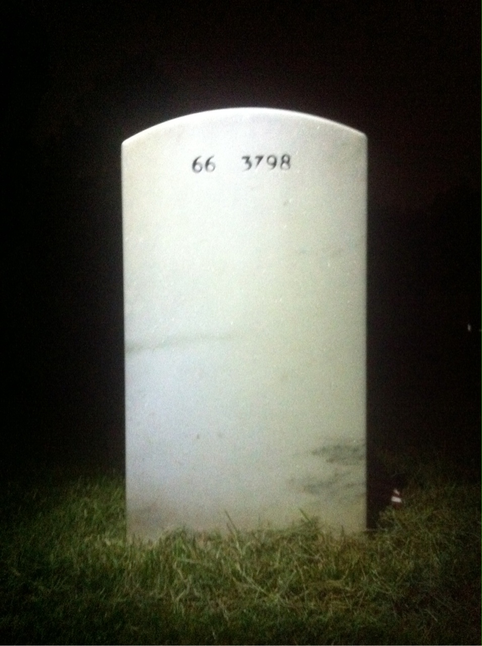 Back of headstone — Peter Nicholson