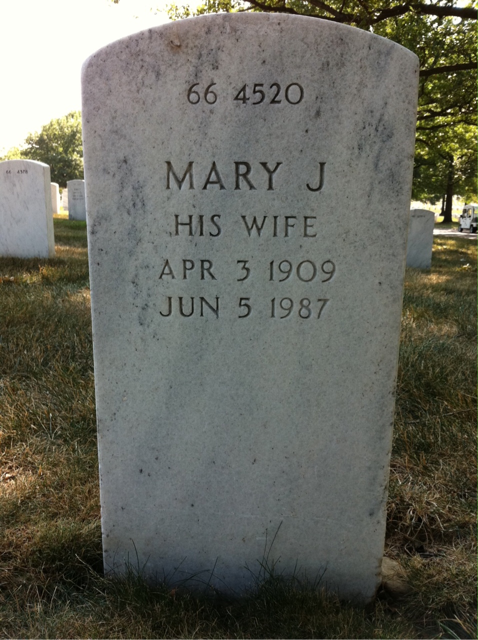 Back of headstone — Benjamin Bache