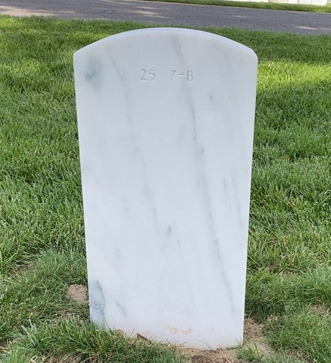 Back of headstone — Cornelius Brennan