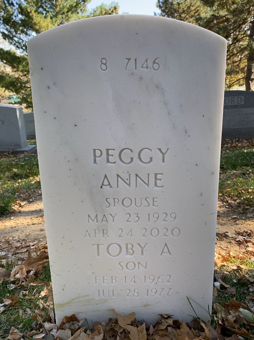 Back of headstone — Charles Axthelm