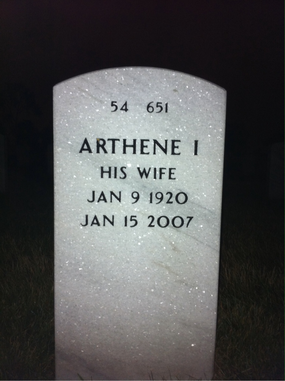 Back of headstone — Paul Cevey