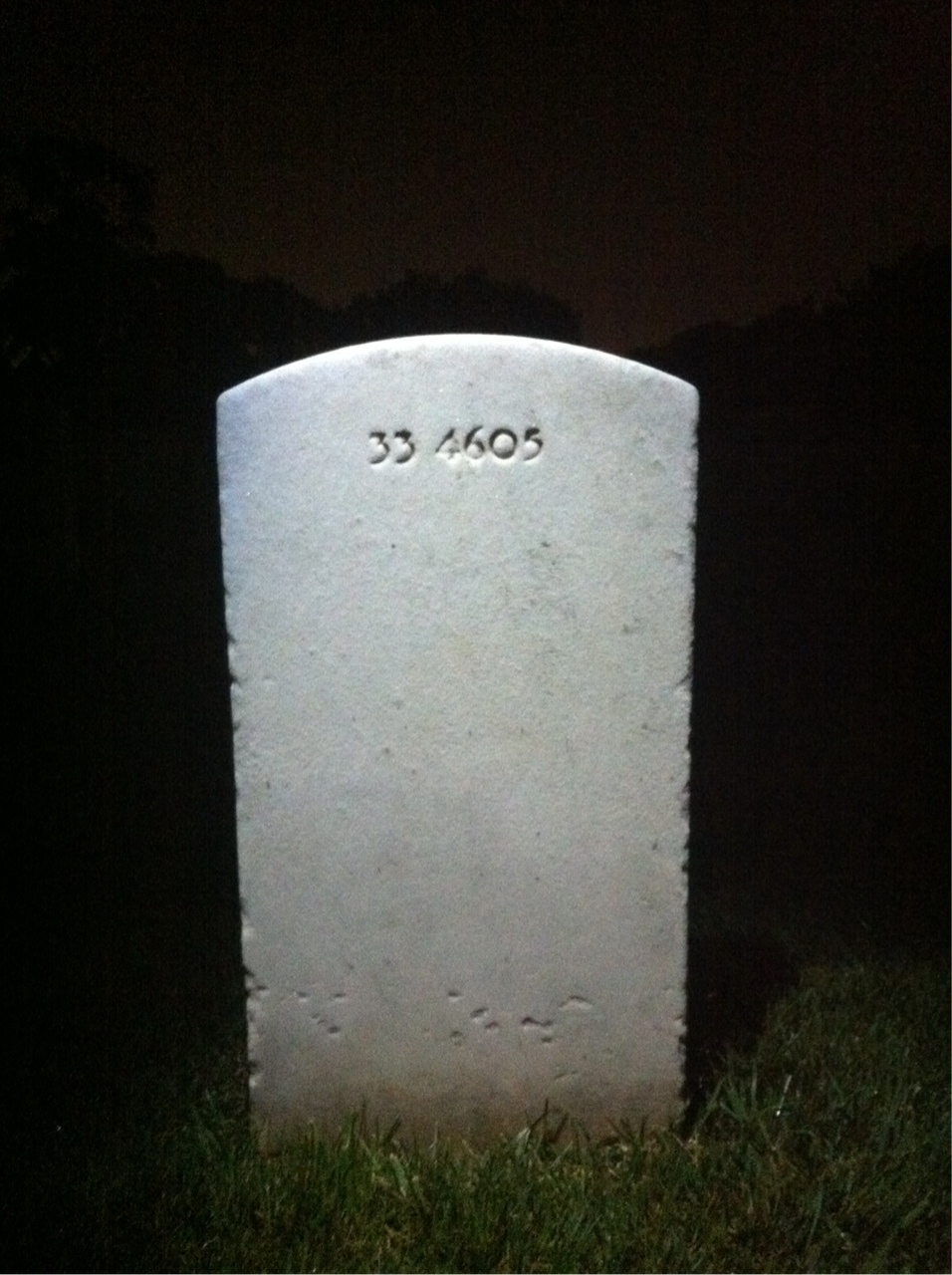 Back of headstone — Charles Morgan