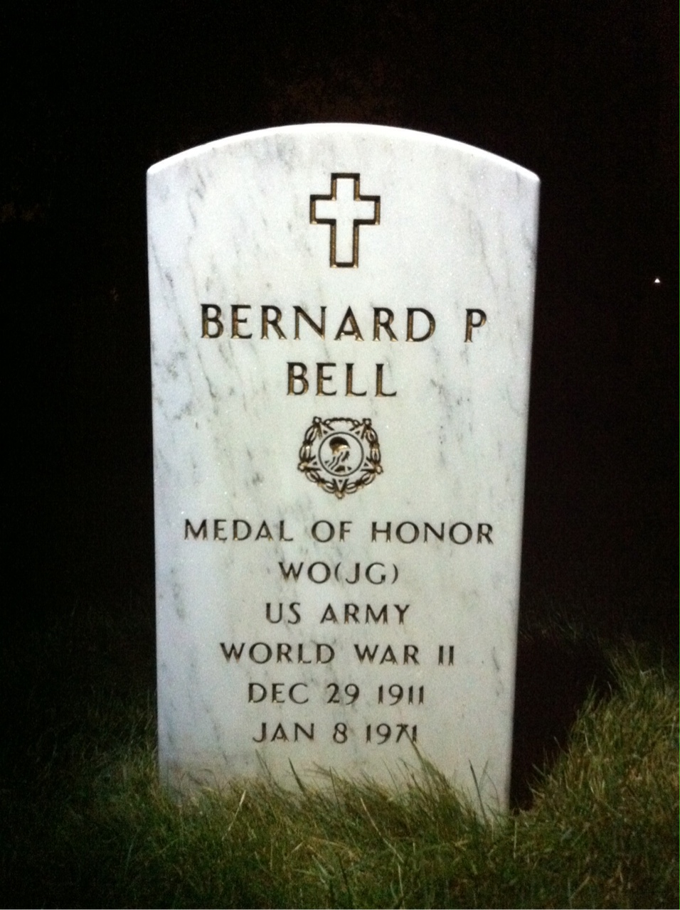 Headstone of Bernard Bell