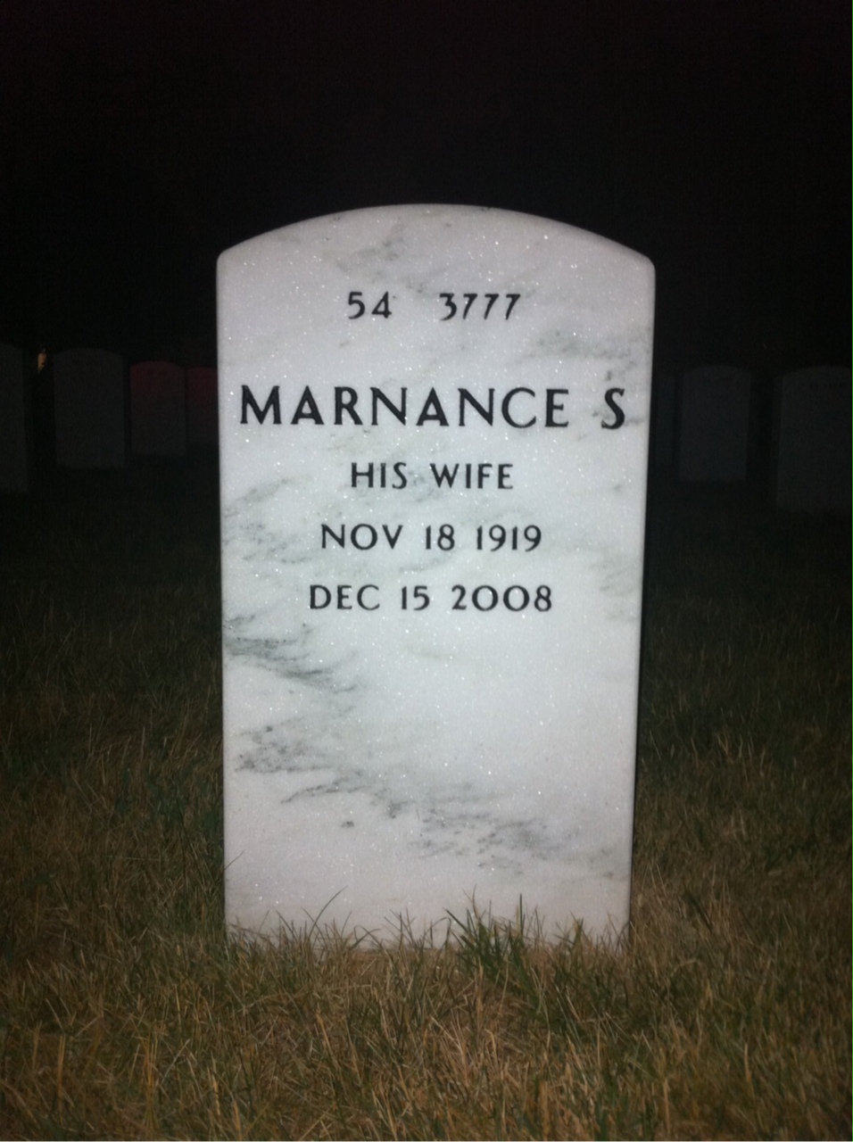 Back of headstone — Robert Kaempfer