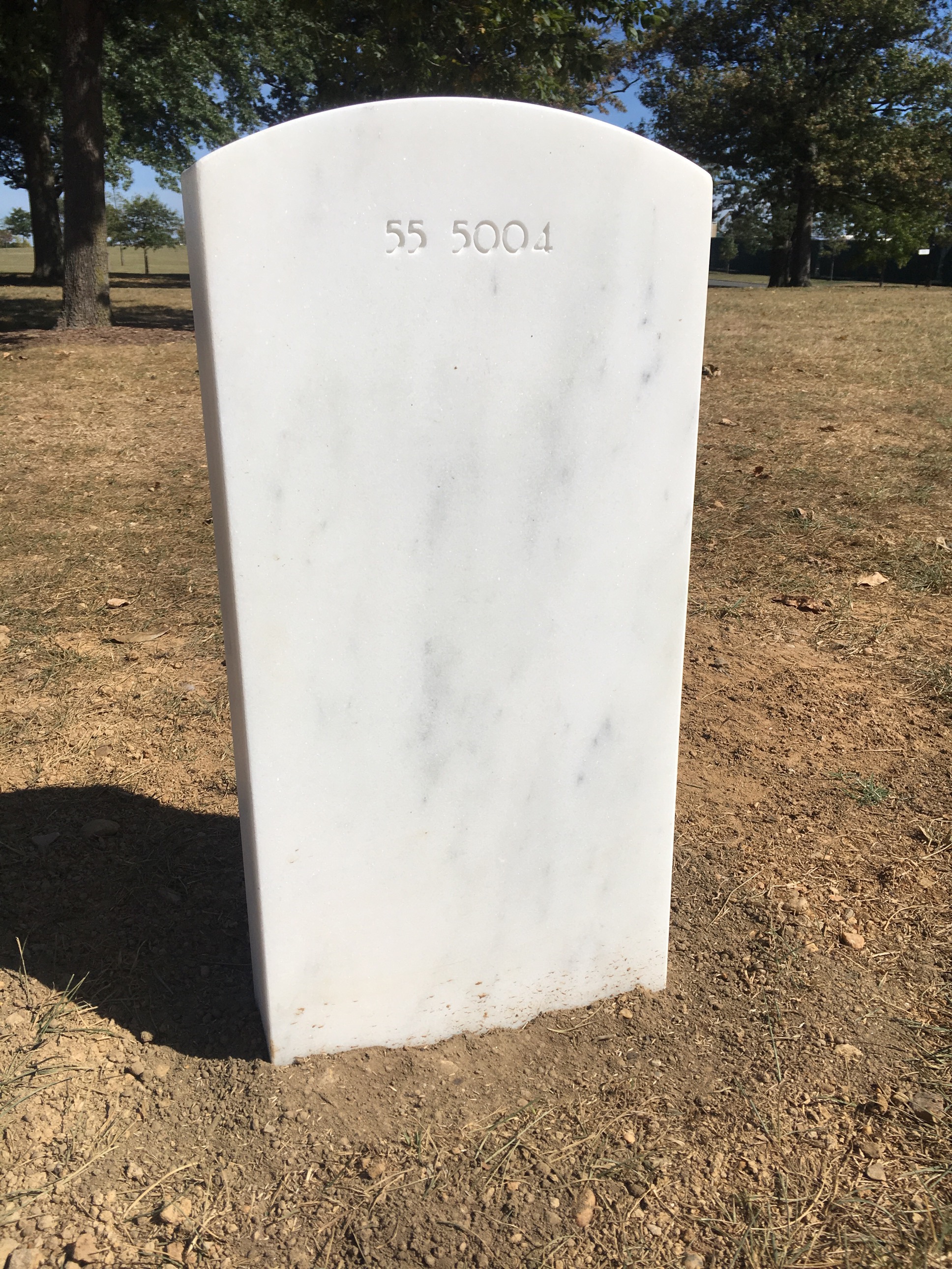 Back of headstone — William Louis Raney