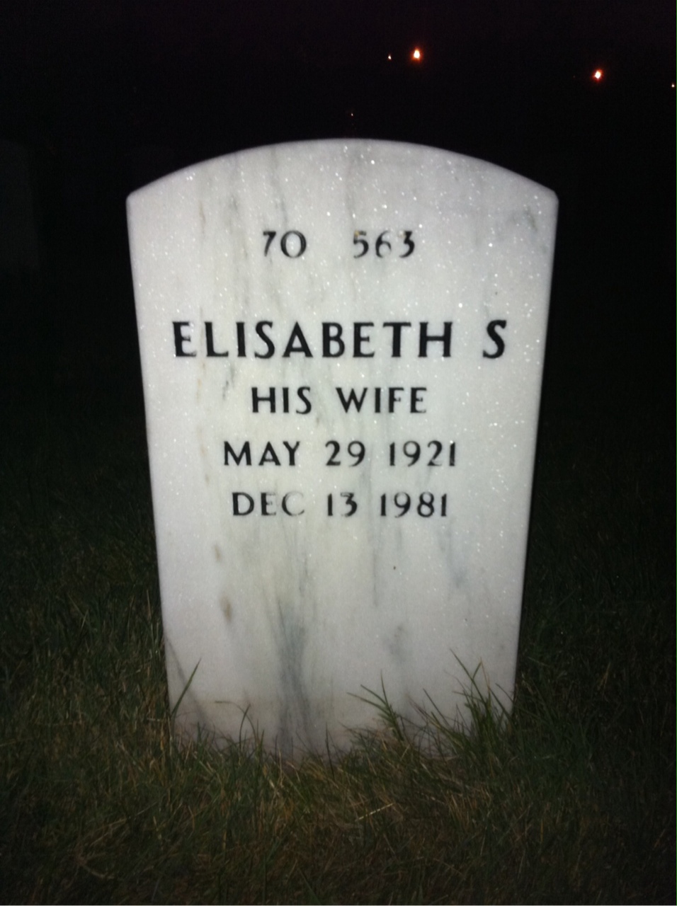 Back of headstone — Robert Jones
