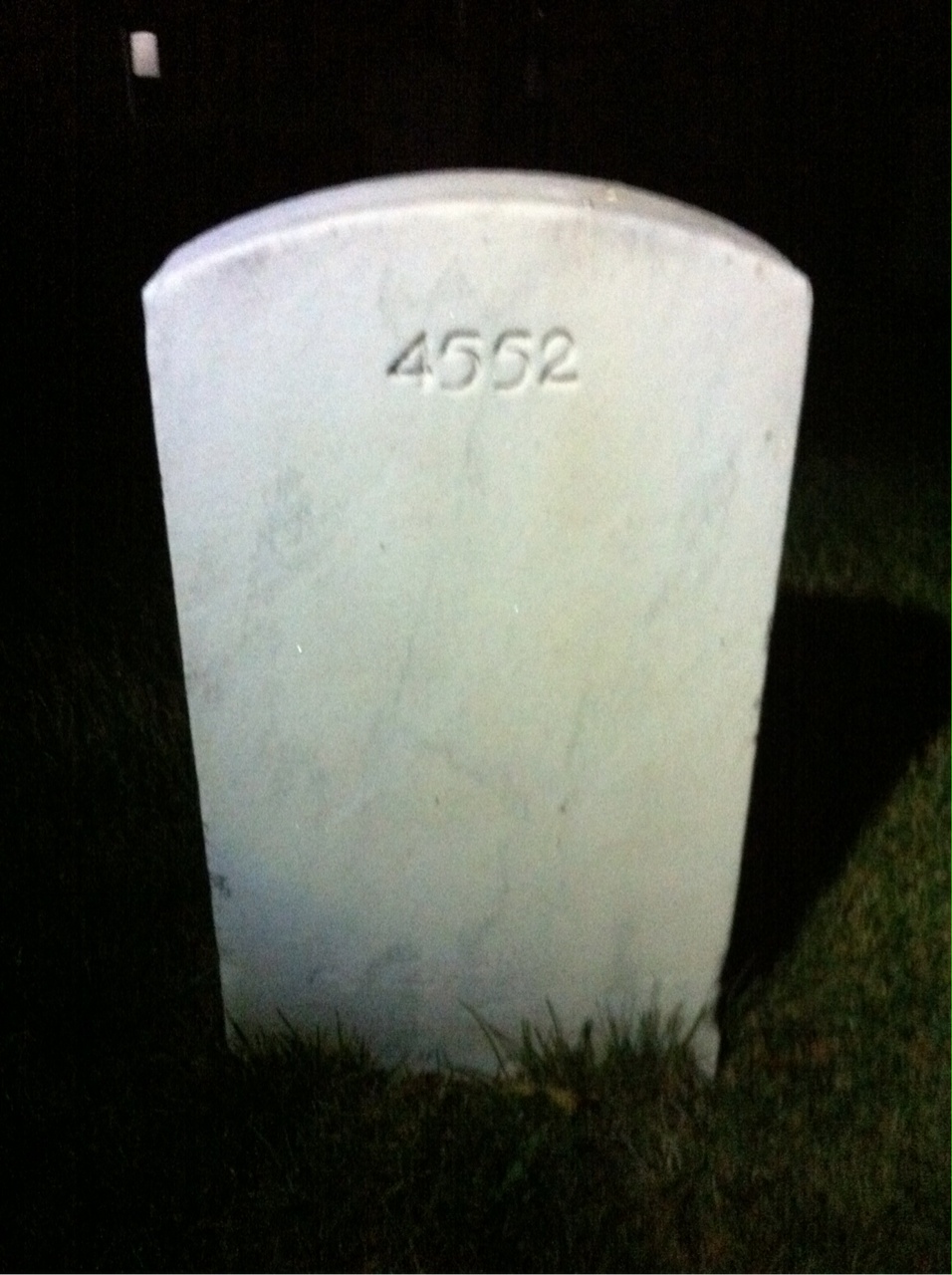 Back of headstone — Joseph Milwit