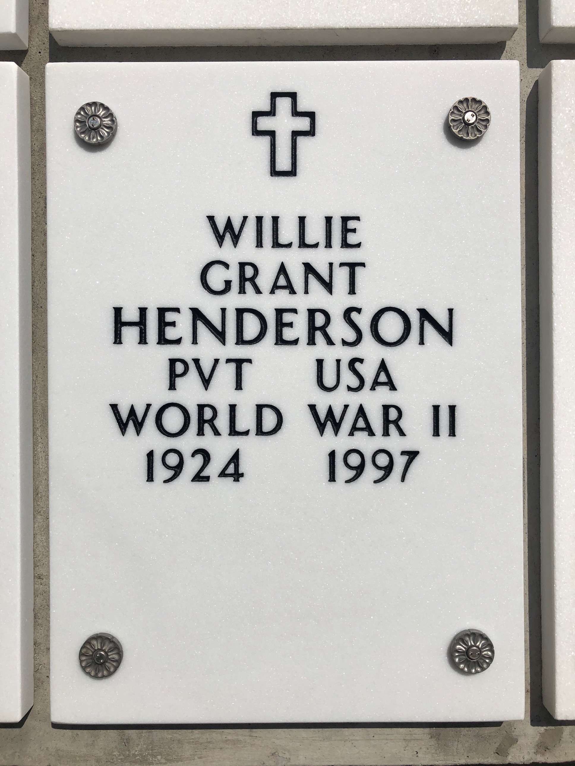 Willie Grant Henderson