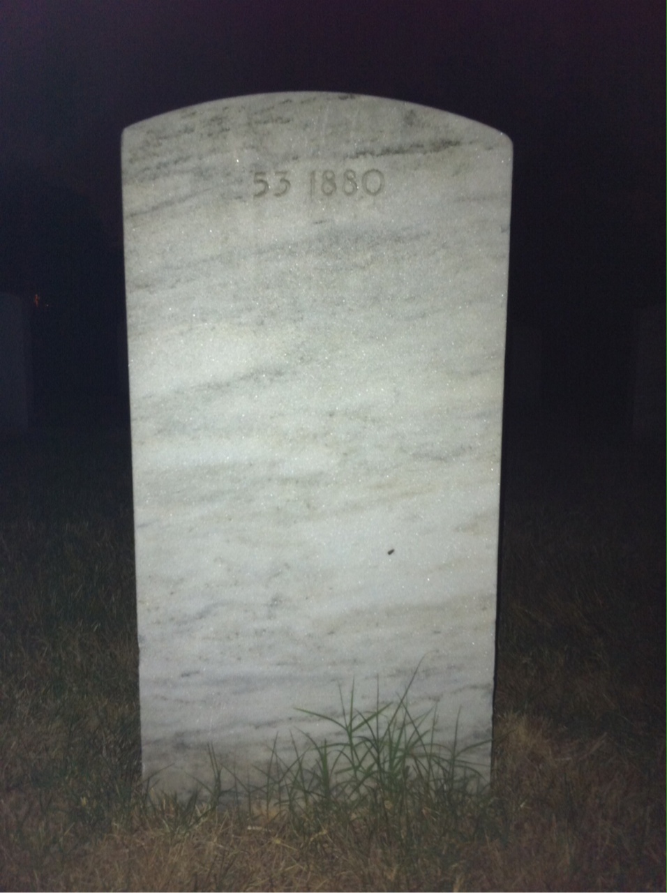 Back of headstone — William Mcintyre