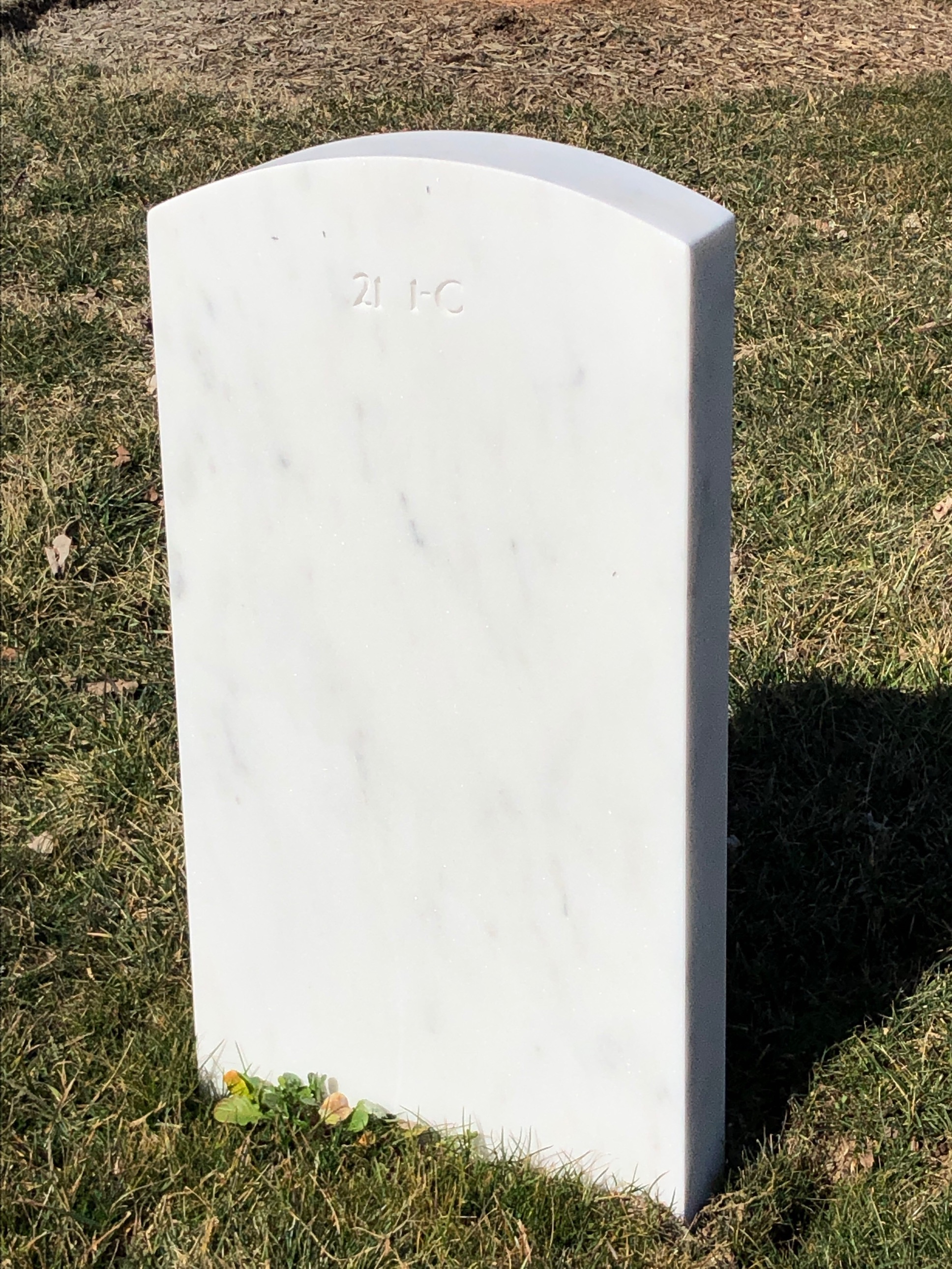 Back of headstone — Ruth Anderson
