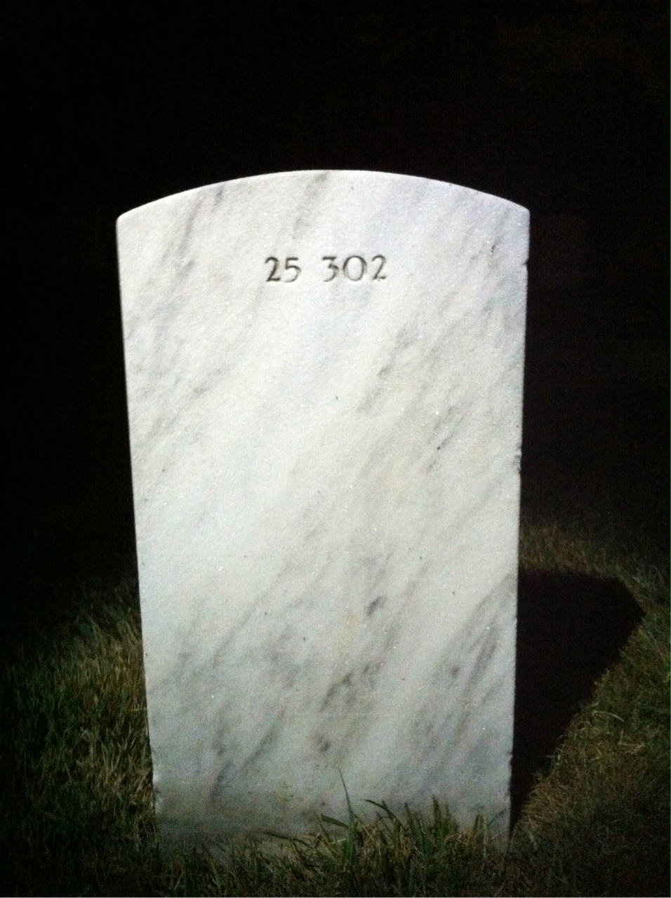 Back of headstone — Earl Amedee