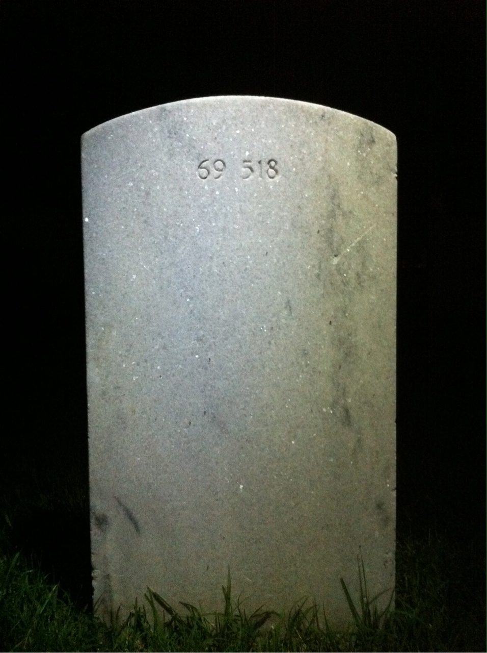 Back of headstone — Felisa Morales
