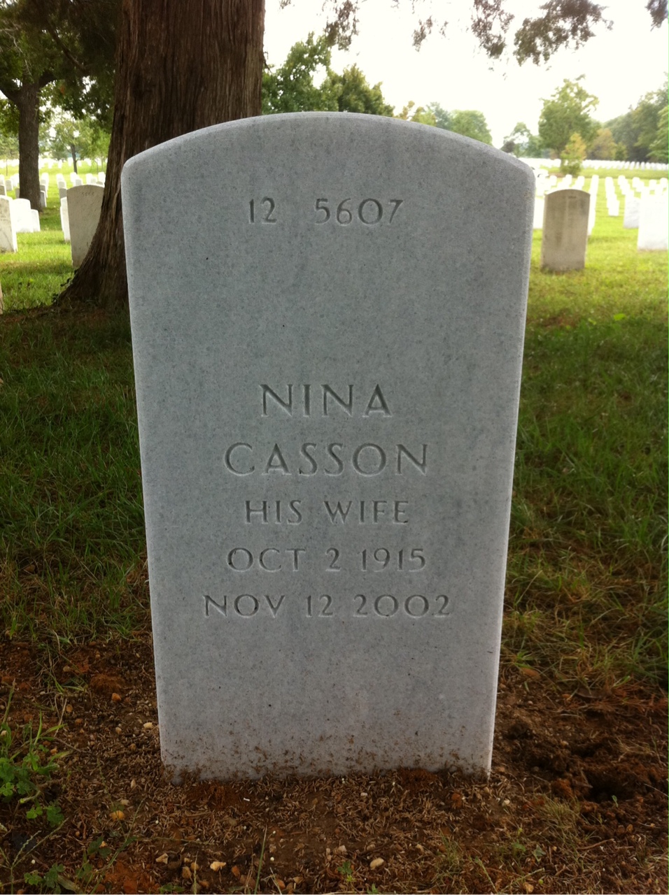 Back of headstone — Roderick Miller
