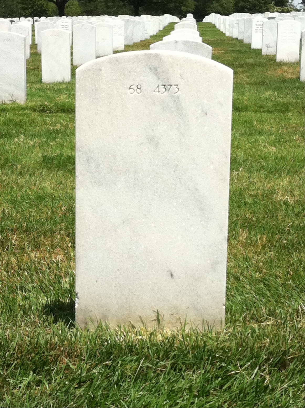 Back of headstone — Thomas Clogher Maloney