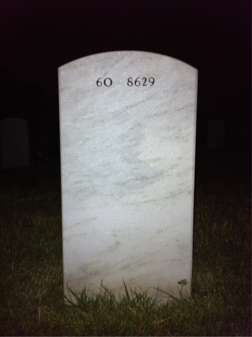 Back of headstone — Christopher Murphy