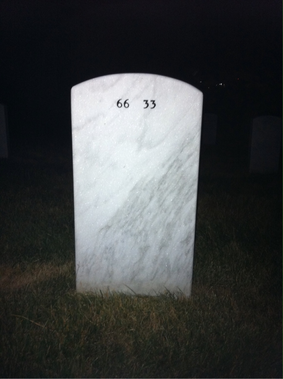 Back of headstone — Thomas Schaeffer