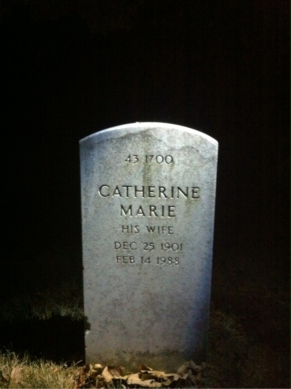 Back of headstone — James Morgan