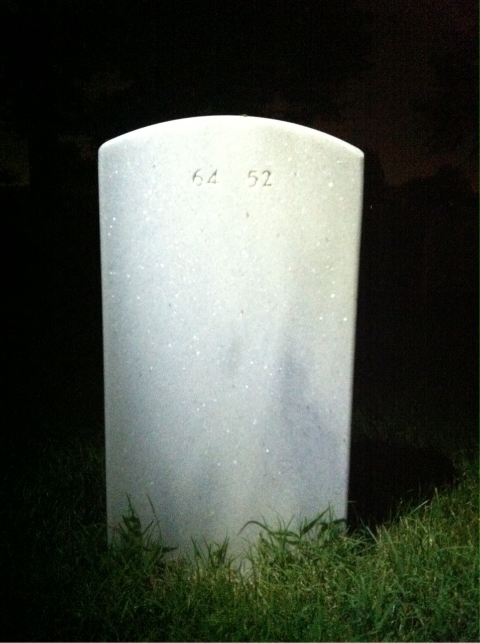 Back of headstone — Richard Daley