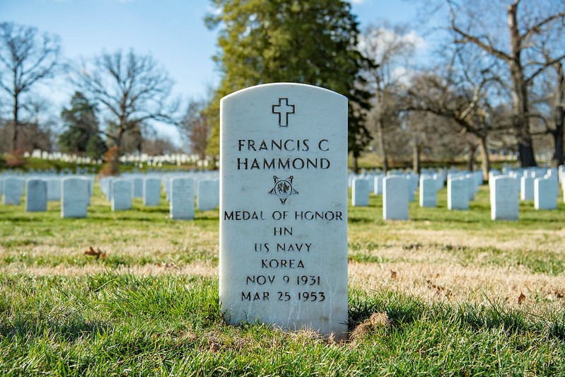 Headstone of Francis C. Hammond