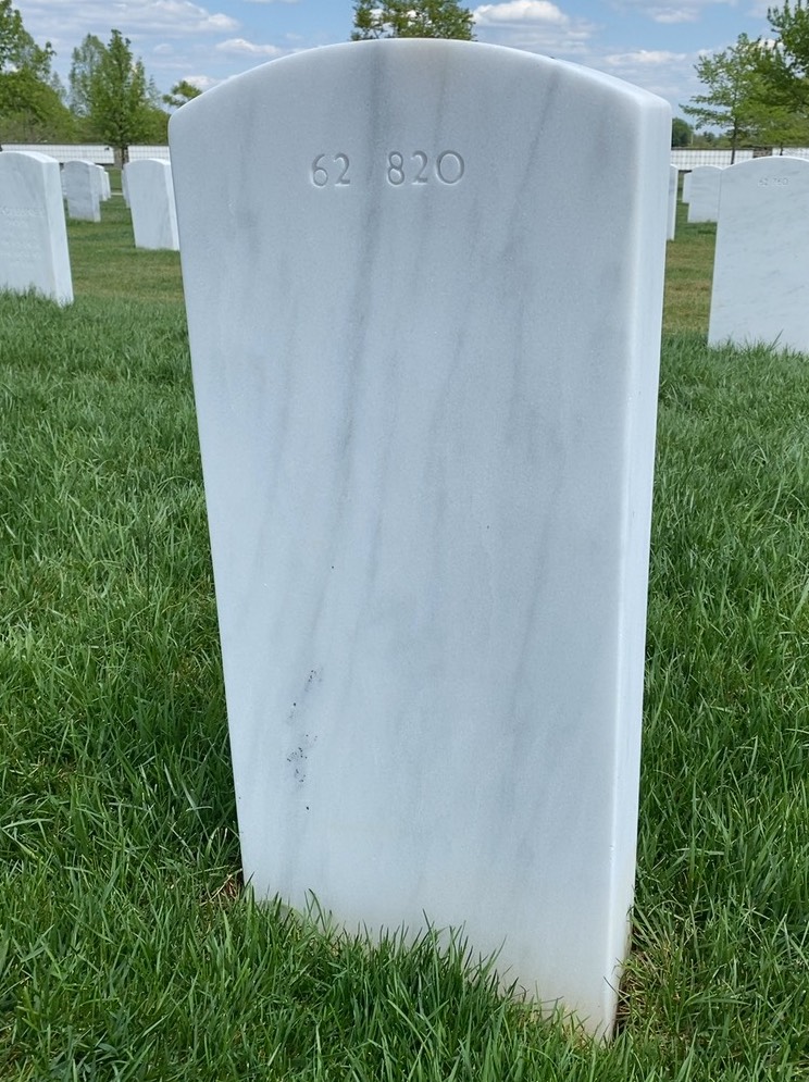 Back of headstone — Timothy S Madgett