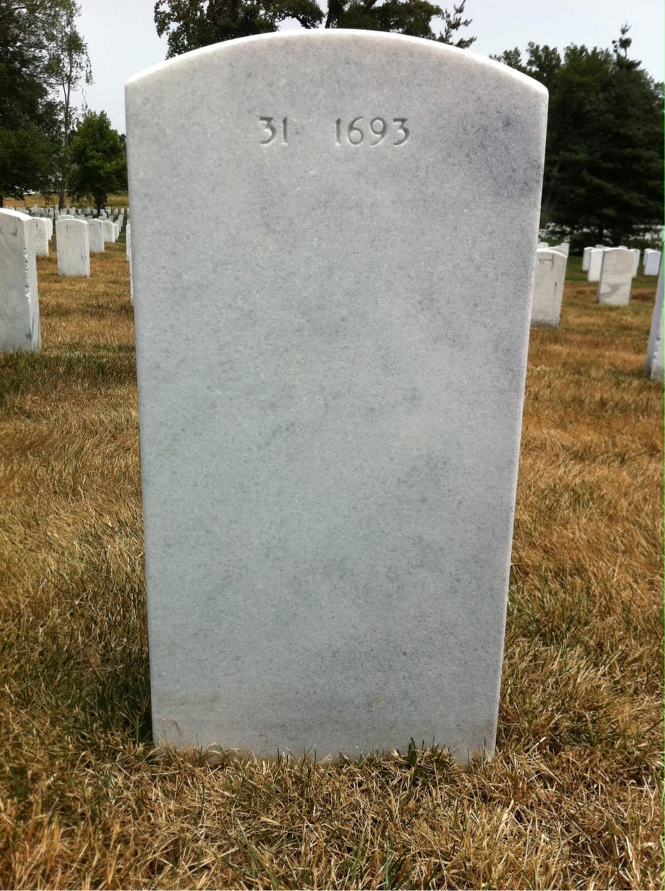 Back of headstone — Todd Alexander