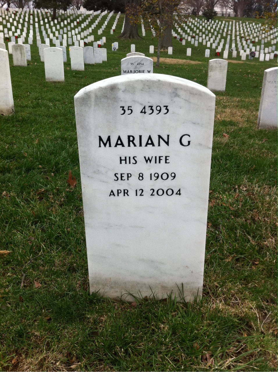 Back of headstone — Robert Lockridge