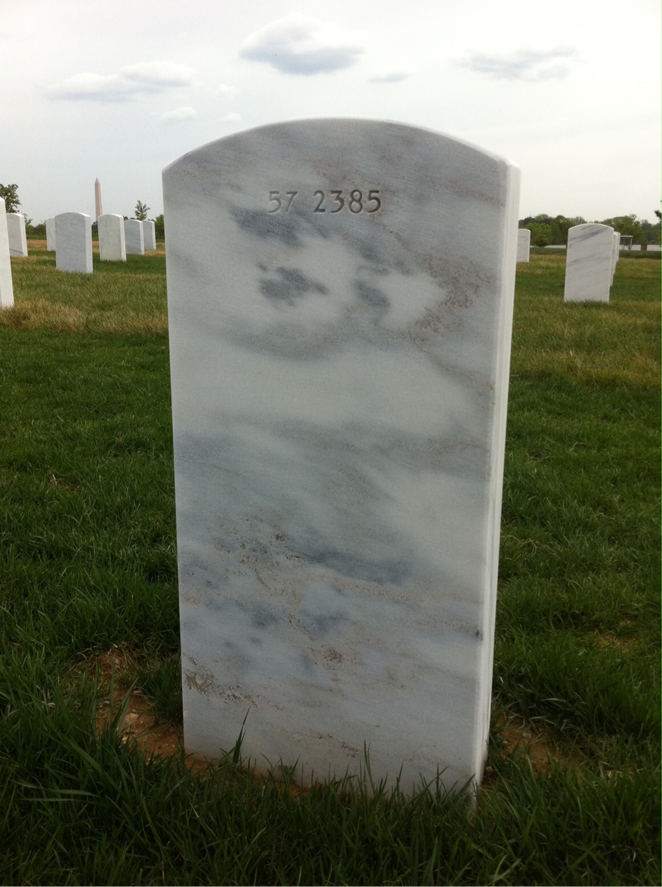 Back of headstone — William Joseph Smith